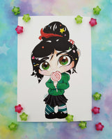 Print Vanellope lámina A4