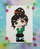 Print Vanellope lámina A4
