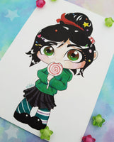 Print Vanellope lámina A4