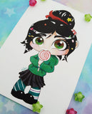 Print Vanellope lámina A4
