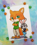 Print Zootopia Zootropolis lámina A5