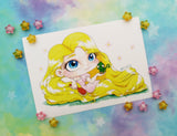 Postal Rapunzel postcard