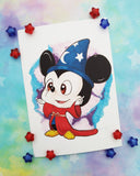 Postal Wizard Mickey Mago postcard