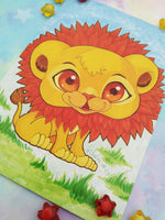 Postal Simba postcard