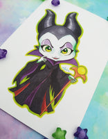 Print Malefica Maleficent lámina A5
