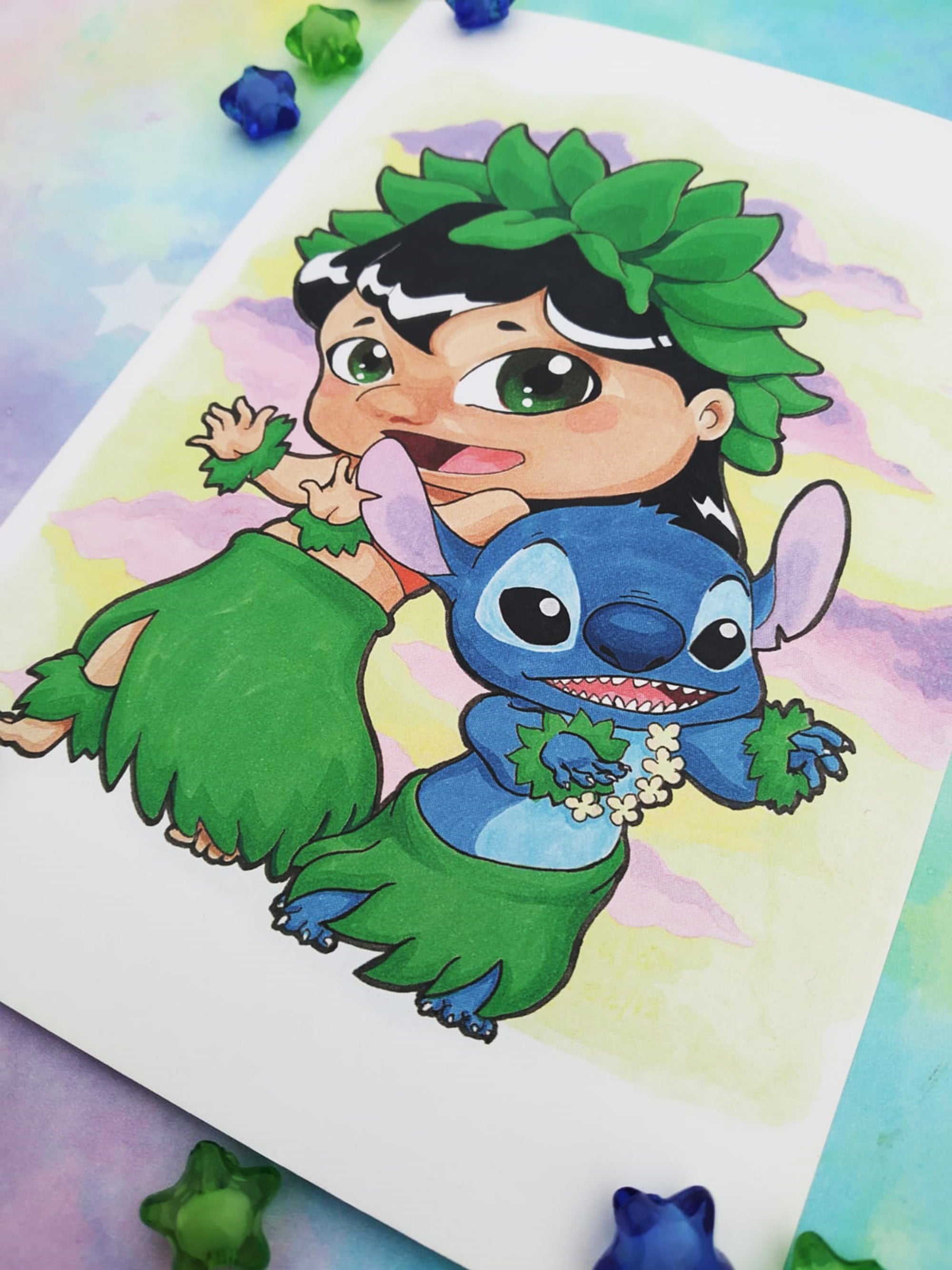 Disney - Lilo et Stitch : Cahier A5 Stitch