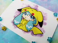 Print Miku Pika lámina A4