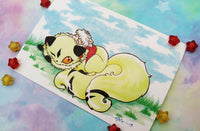 Print Inuyasha y Kirara lámina A4