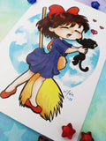 Postal Nicky Kiki postcard