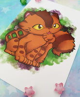 Print Gatobus Catbus lámina A4