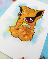 Print baby Kurama lámina A5