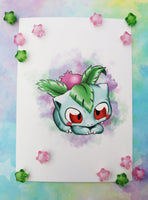 Postal Ivysaur postcard