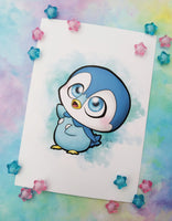 Print Piplup lámina A5
