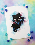 Postal Mega Charizard X postcard