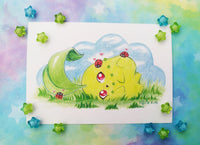 Print Chikorita lámina A4