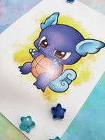 Print Wartortle lámina A5