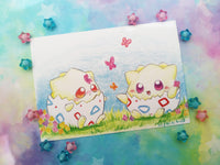 Postal Togepis postcard