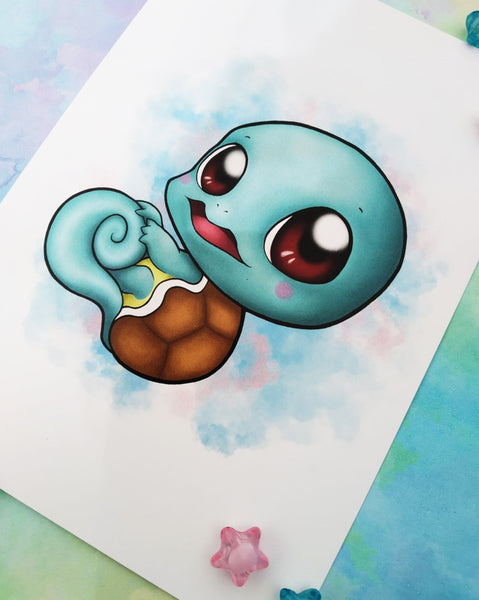 Postal Squirtle postcard