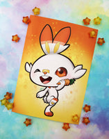 Print Scorbunny lámina A4