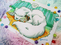 Alfombrilla Mousepad Mononoke and wolf