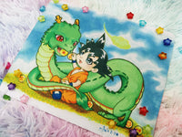 Alfombrilla Mousepad Goku and Shenlong