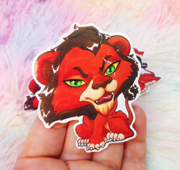 Pegatina Sticker Scar
