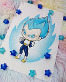 Baby Vegeta SS Blue A5 print impresión