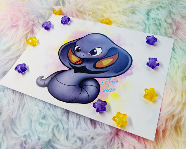 Postal baby Arbok postcard