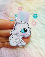 Cute Lightfury Magnetic Bookmark Marcapáginas magnético