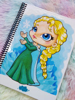 Cute Elsa notebook cuaderno A5