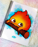 Cute Calcifer notebook cuaderno A5