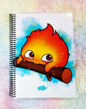 Cute Calcifer notebook cuaderno A5