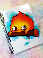 Cute Calcifer notebook cuaderno A5