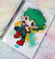 Cute Deku notebook cuaderno A5