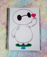 Cute Baymax notebook cuaderno A5