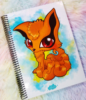 Cute Kurama notebook cuaderno A5