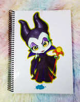 Cute Maleficent notebook cuaderno A5