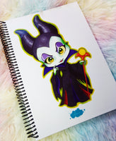 Cute Maleficent notebook cuaderno A5