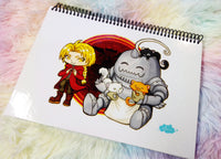 Cute Fullmetal notebook cuaderno A5