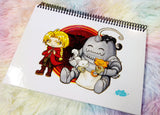 Cute Fullmetal notebook cuaderno A5
