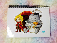 Cute Fullmetal notebook cuaderno A5