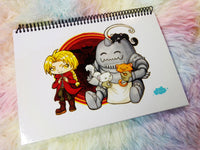 Cute Fullmetal notebook cuaderno A5