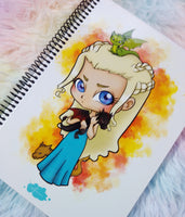Cute Daenerys notebook cuaderno A5