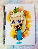Cute Daenerys notebook cuaderno A5