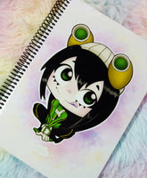Cute Tsuyu notebook cuaderno A5