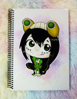 Cute Tsuyu notebook cuaderno A5
