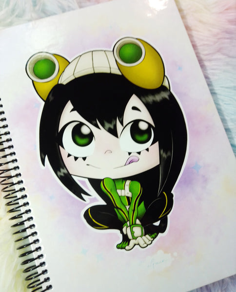 Cute Tsuyu notebook cuaderno A5