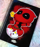 Cute Deadpool notebook cuaderno A5