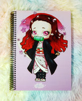 Cute Nezuko notebook cuaderno A5