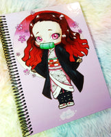 Cute Nezuko notebook cuaderno A5